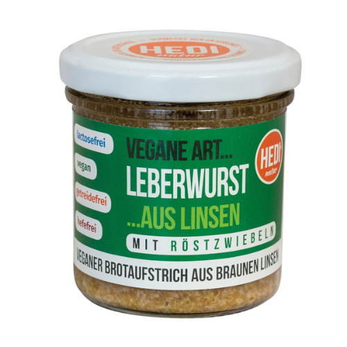 Vegane Art Leberwurst mit Röstzwiebeln, 140g