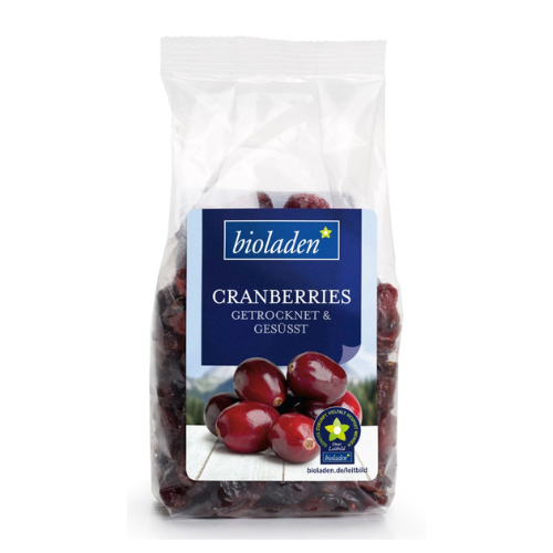 bioladen* Cranberries getrocknet & gesüßt, 200g