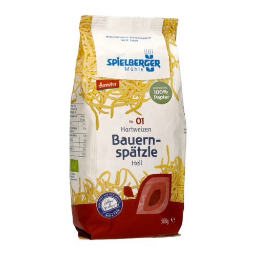 Bauernspätzle hell demeter, 500g