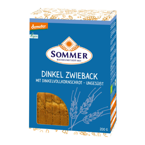 Dinkel Zwieback, 200g