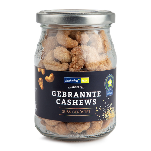 bioladen* gebrannte Cashews, 125g