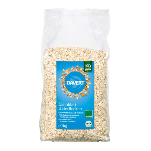Kleinblatt Haferflocken Bioland, 1kg