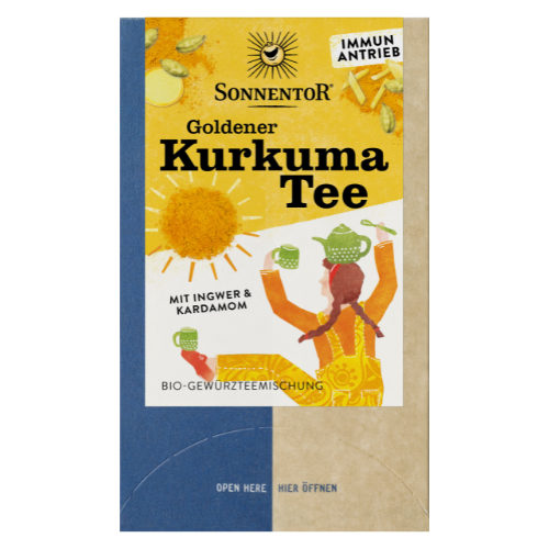 Goldener Kurkuma Tee, 18 Beutel