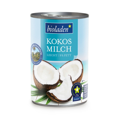 bioladen* Kokosmilch fettarm 9%, 400ml