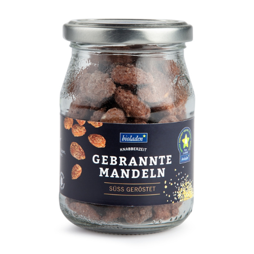 bioladen* Gebrannte Mandeln süß geröstet, 130g